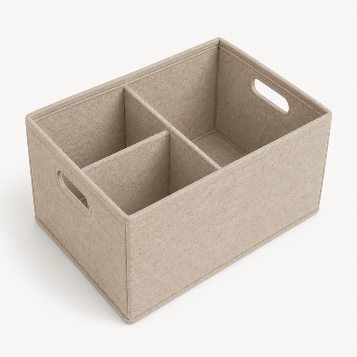 FABRIVANE Divided Felt Storage Basket
