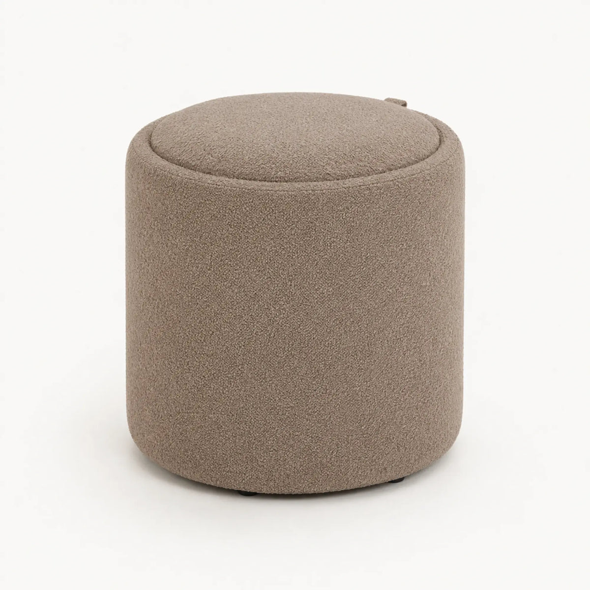 FABRIVANE Round Lift-Top Storage Stool