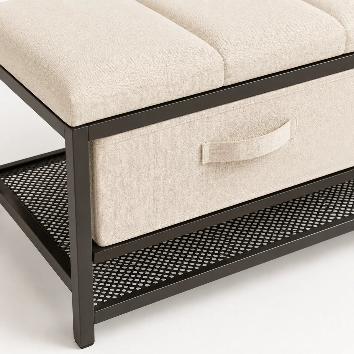 FABRIVANE Slim Entryway Storage Bench